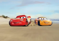 Disney Pixar Cars Wall Mural – Lightning McQueen & Cruz Ramirez Beach Race - Image 3
