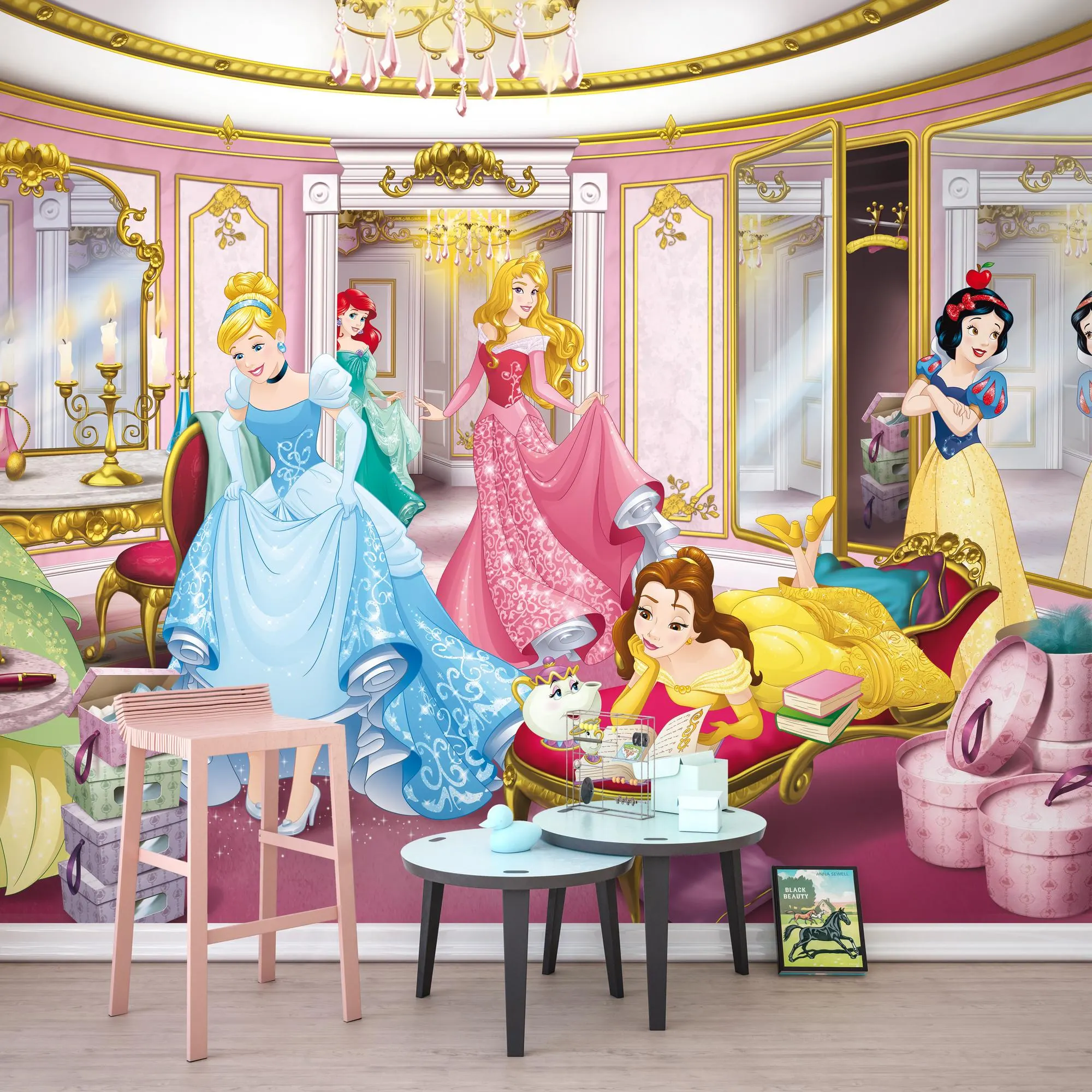 Disney Princess Dressing Room Wall Mural