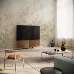 Alternative view of Calm Jungle Mist Wallpaper Mural – Soft Tropical Forest in Neutrals