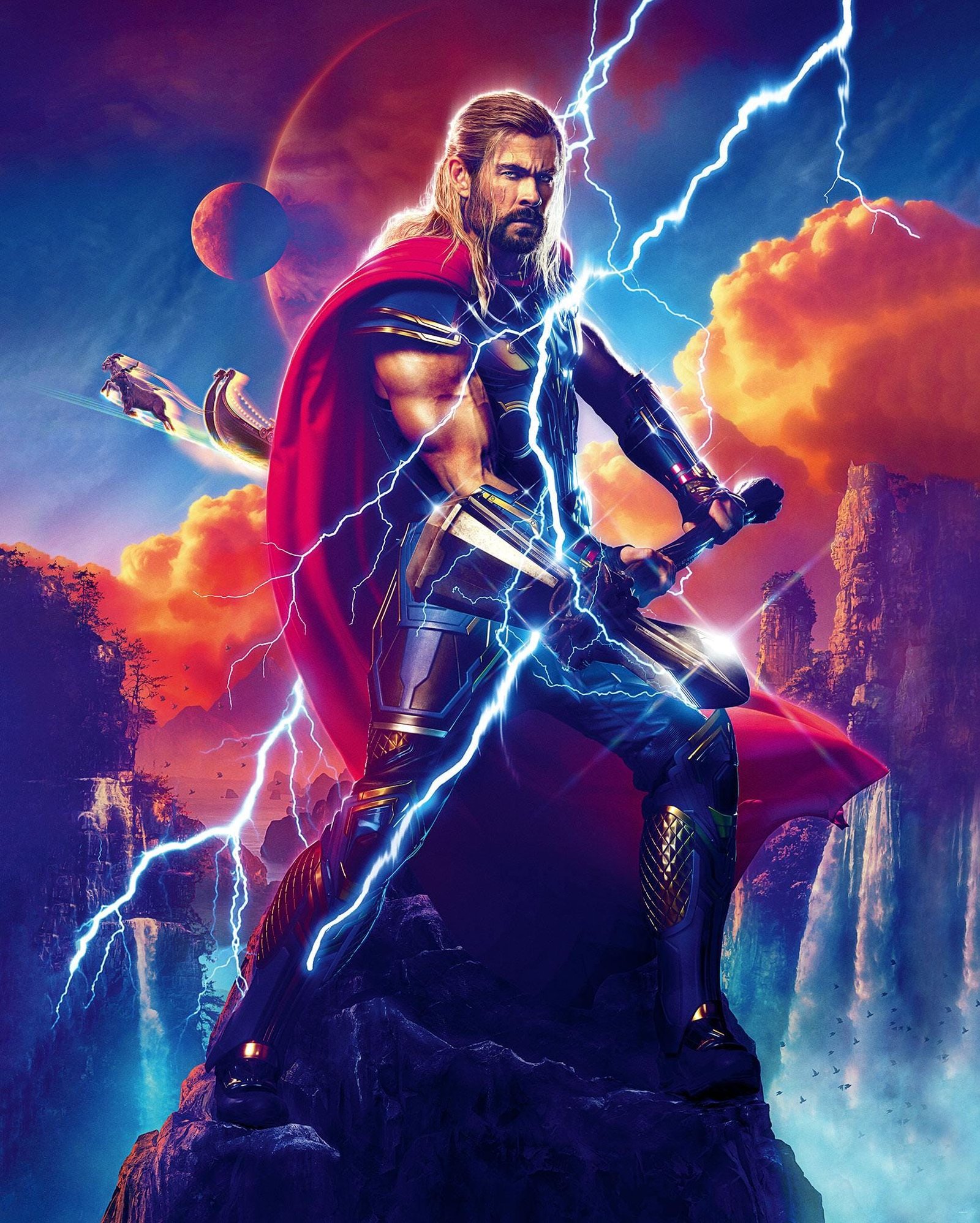 Thor Lightning Power Wallpaper, Marvel Superhero Wall Mural - Image 3