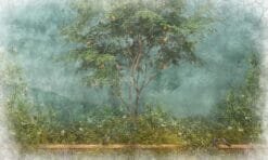 Rustic Tree Wall Mural - Image 4