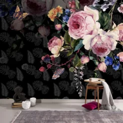 Midnight Blossom Wallmural