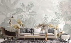 Botanical Tropical Print Wallmural