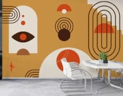 Bohemian Mosaic Pattern Mural - Image 3