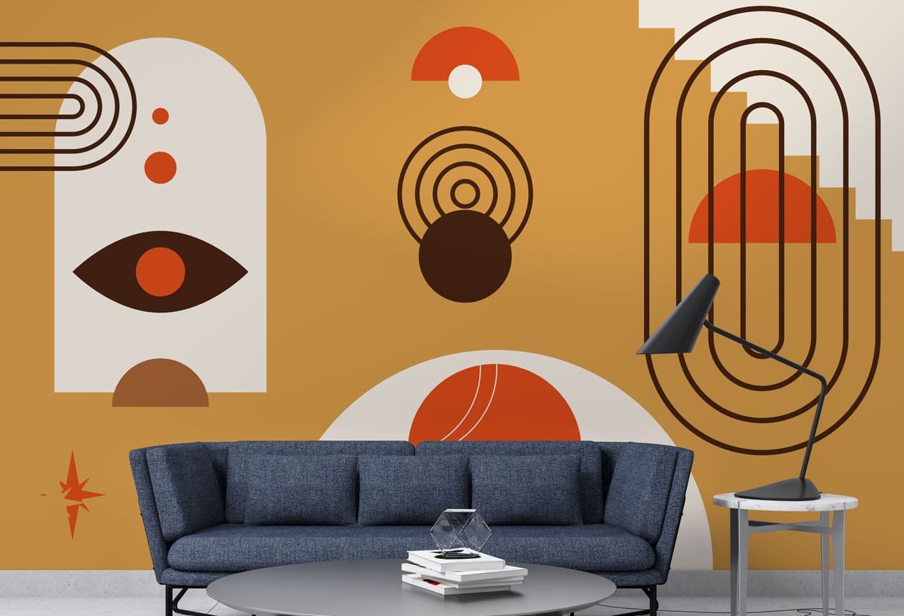 Bohemian Mosaic Pattern Mural - Image 2