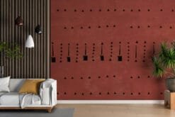 Abstract Linear Pattern Wallmural - Image 4