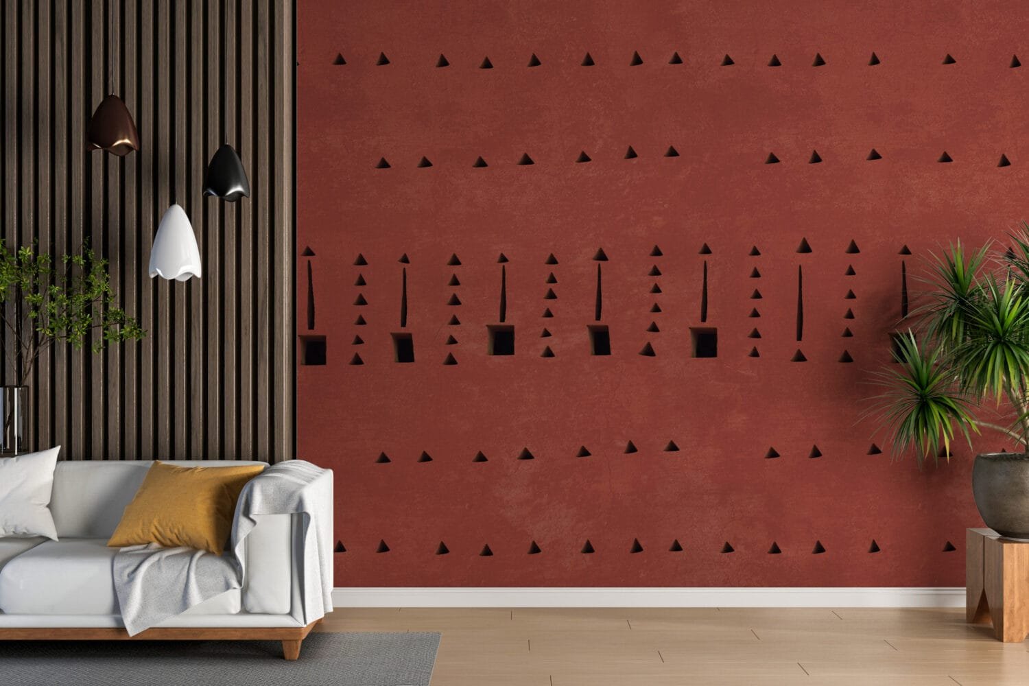 Abstract Linear Pattern Wallmural - Image 4