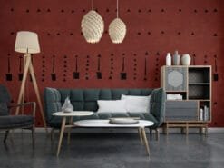 Abstract Linear Pattern Wallmural - Image 3