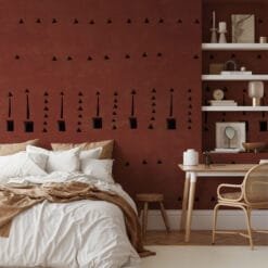 Abstract Linear Pattern Wallmural