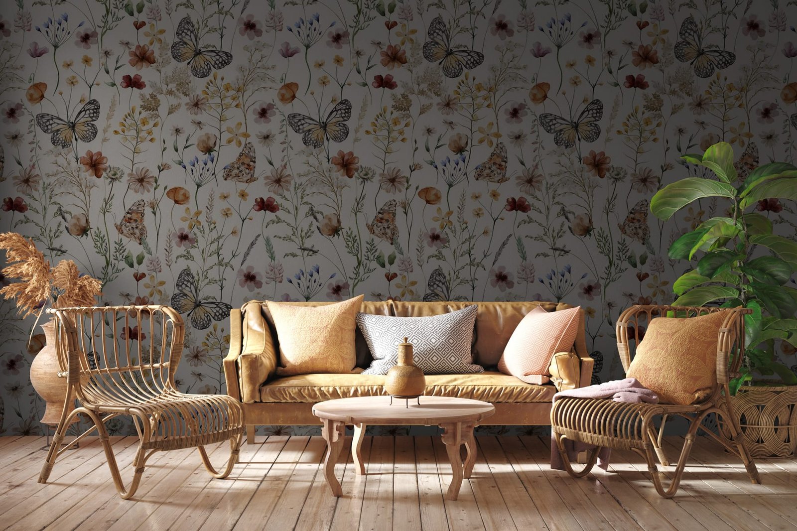 Butterfly Meadow Wallmural - Image 4