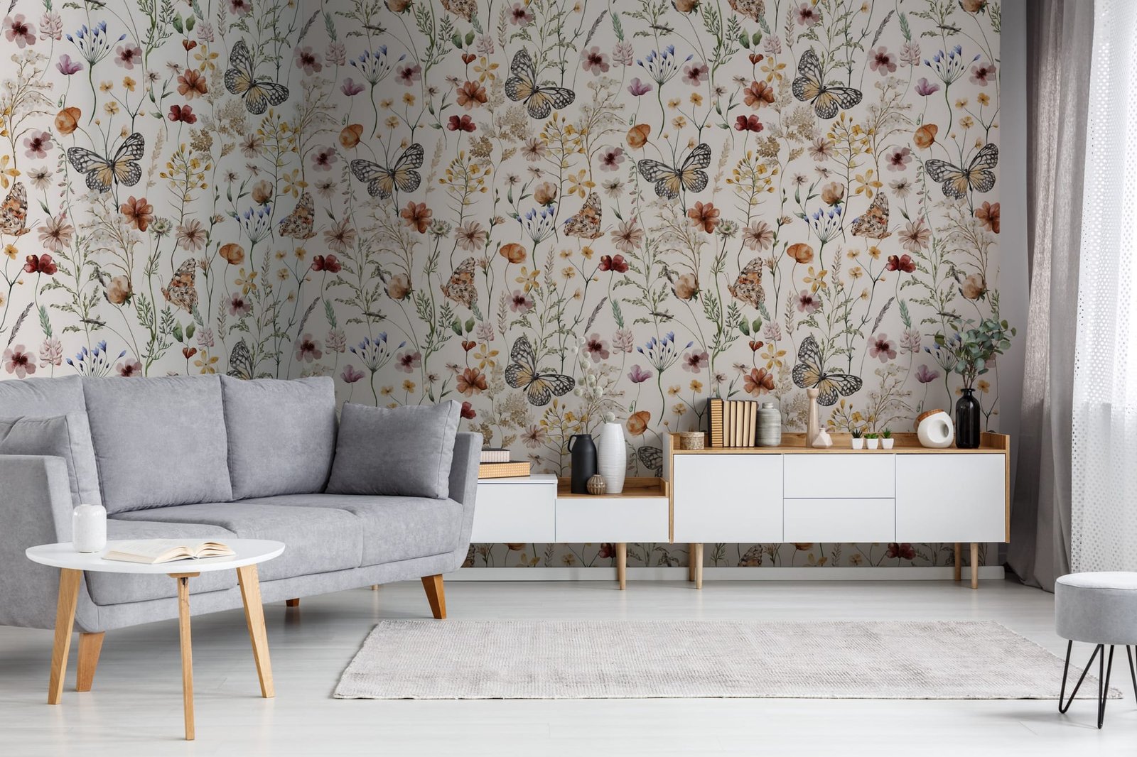 Butterfly Meadow Wallmural - Image 3