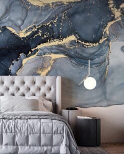 Luxe Blue Marble Surface Wallmural