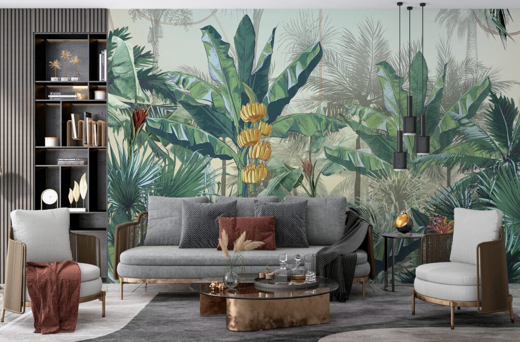 Flower Patterned Wallpaper